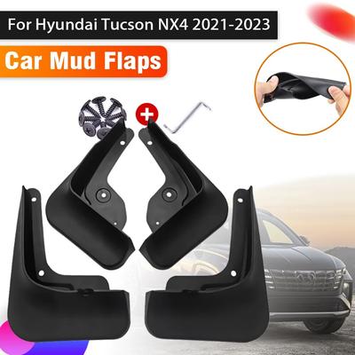 4 stuks Auto Spatborden Voor Hyundai Tucson 2022 Auto Accessoires 2023 NX4 Spatlap Spatbord Spatborden Voor Achter Spatbordverbreding