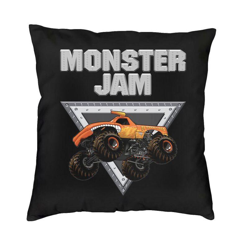 

Luxury Racing Tour Monster Jam Throw Pillow Case Home Decor Custom Square Cushion Cover 40x40 Pillowcover for Living Room 30x30cm 12x12in