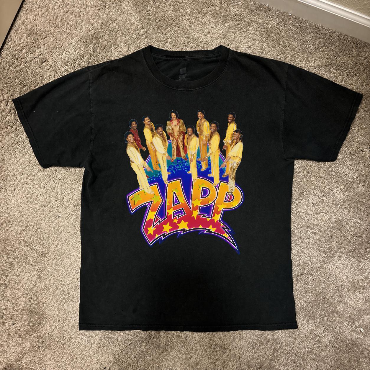 Funk Music T-Shirt with Zapp, Roger Troutman, George Clinton & Bootsy Collins De S разноцветный