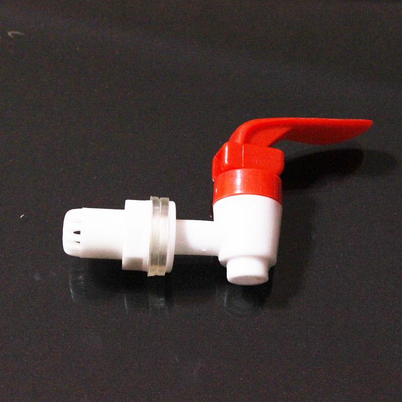 Glass Wine Barrel Spout with Plastic Tap
