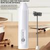 Electric Milk Frother Rechargeable Automatic Rotary Egg Beater Portable Coffee Cappuccino Creamer Stirrer Household Baking Tool