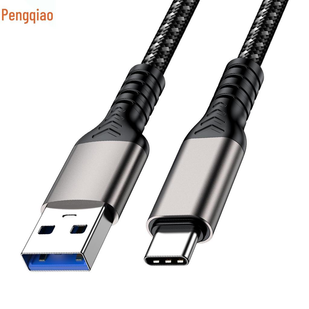 Typ-C Datenkabel USB 3.2 auf Typ-C, 10 Gbit/s Übertragung, 3A/60W PD Schnellladung für Festplatte und Auto