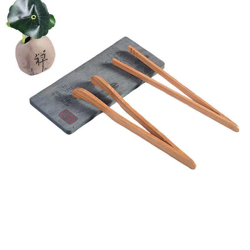 18Cm Wooden Tea Tweezer Bacon Tea Clip Tongs Bamboo Kitchen Salad Food Toast