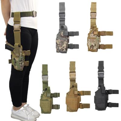 Drop Left/Right Leg Gun Holster Gun Bag For GLOCK 17/M9/P226/CZ 75 Revolver Leg Adjustable Airsoft Pistol Gun Case For Hunting