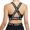 Nike Simple Fashion Versatile Classic Quick-Dry Sports Bra Women Underwear Black White HF5373010