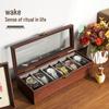 Walnut Wood Watch Box: High-End Display for Mechanical Watches & Bracelets