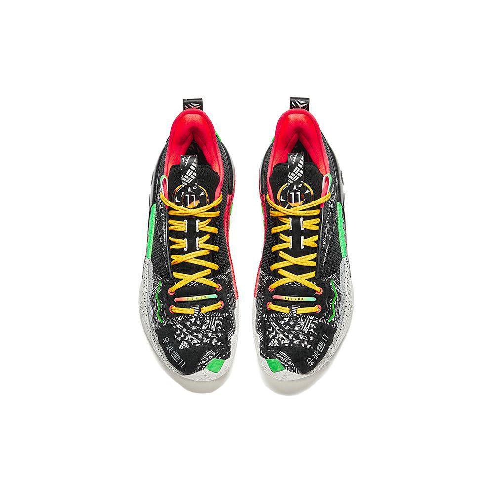 Anta Shock Wave 5 Pro Kyrie Irving Speed Men Sneakers Black Green Yellow 112411111S-6