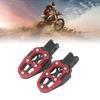 Motorcycle Foot Pegs Aluminum Alloy Fadeproof   Anti Slip Motorcycle Rear Foot Rest Pedal