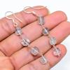 Black Rutile Gemstone Handmade 925 Sterling Silver Jewelry Earring 2.44" GK-5232