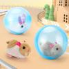 Hamster in Rolling Balls Smart Cat Toy Rolling Balls Interactive Cat Toy for Pet Toy Electronic Hamster Rolling Balls
