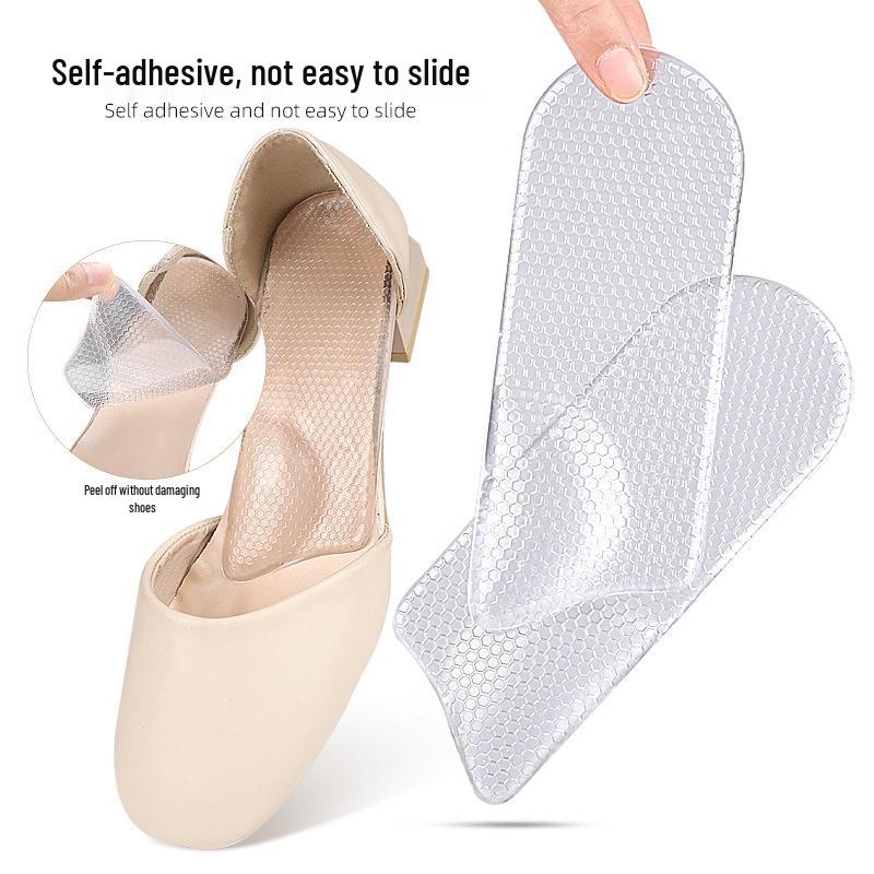 2-in-1 Heel & Arch Support Pads: Soft, Self-Adhesive, Shock-Absorbing Honeycomb Massage Inserts
