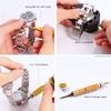 A95D-Watch Repair Kit Professional Multi-Tool Portable Watchmaker Watch Repair Tool Set With Carrying Case