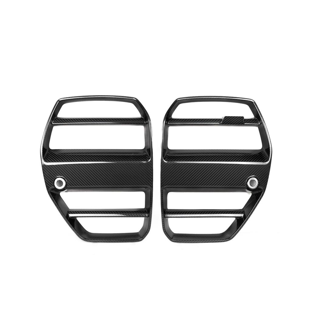 Carbon Fiber Double Kidney Grille ST Style for BMW G80/G82 M3/M4 - Replacement