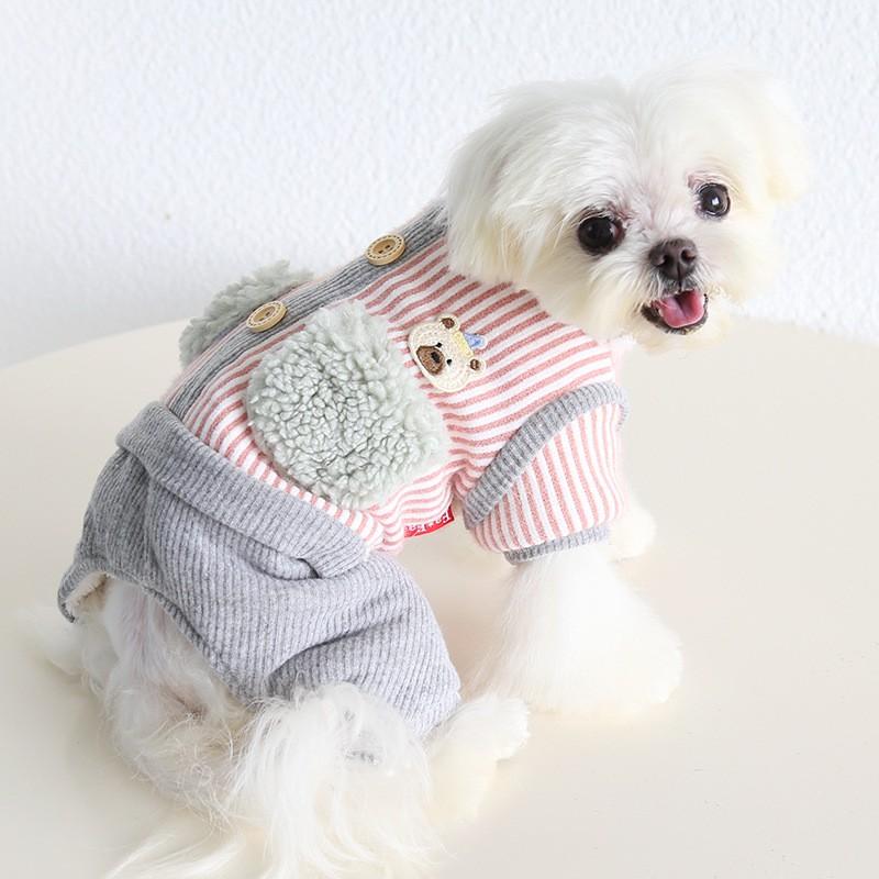Body in pile Petstyle per cani e gatti, caldo per l'inverno, abbigliamento per animali domestici XS-XL
