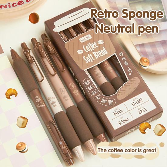 

4 шт. пластиковая шариковая ручка для свободного письма, практичная, выдвижная премиум-класса