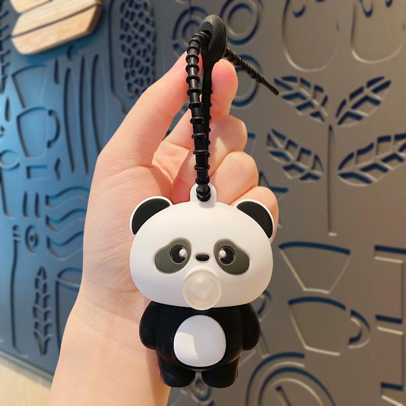 Creative Silicone Panda Unicorn Bubble Blowing Keychain For Birthdays And Holidays