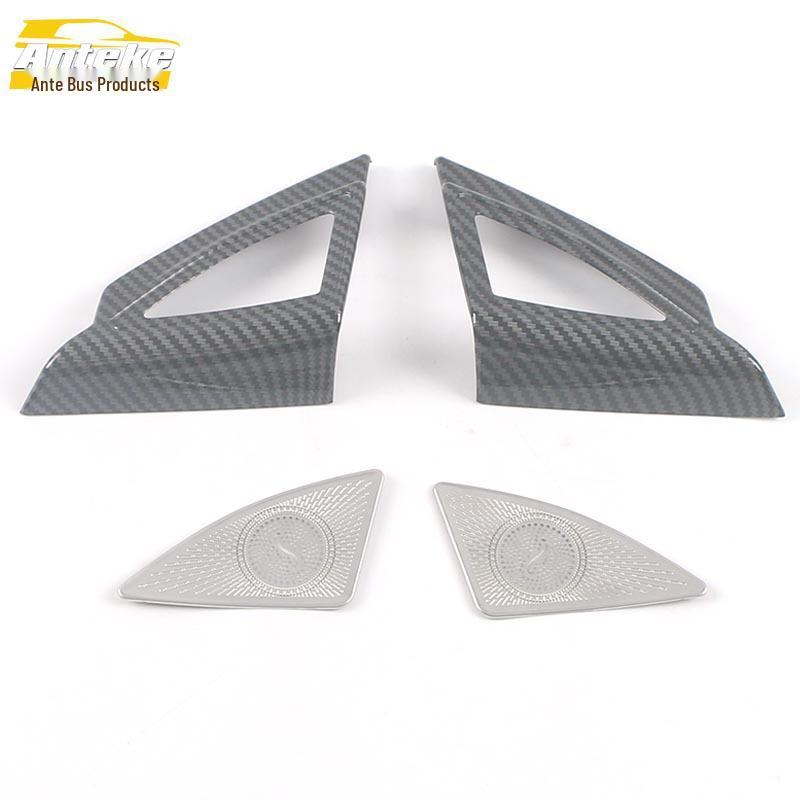 Блестки для передних треугольных динамиков для 2022 Highlander: Декоративные наклейки на стойку А и центральную консоль