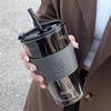 Tasse en Verre Promotionnelle Tendance avec Logo & Paille – Cadeau d'Influenceur Internet