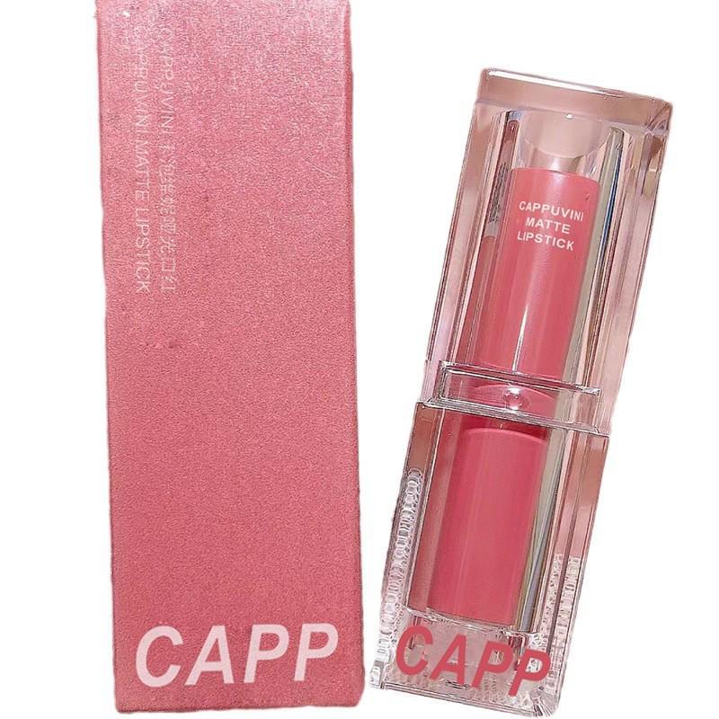 Cappuvini Matte Velvet Lip Glaze - Natural Student Lipstick