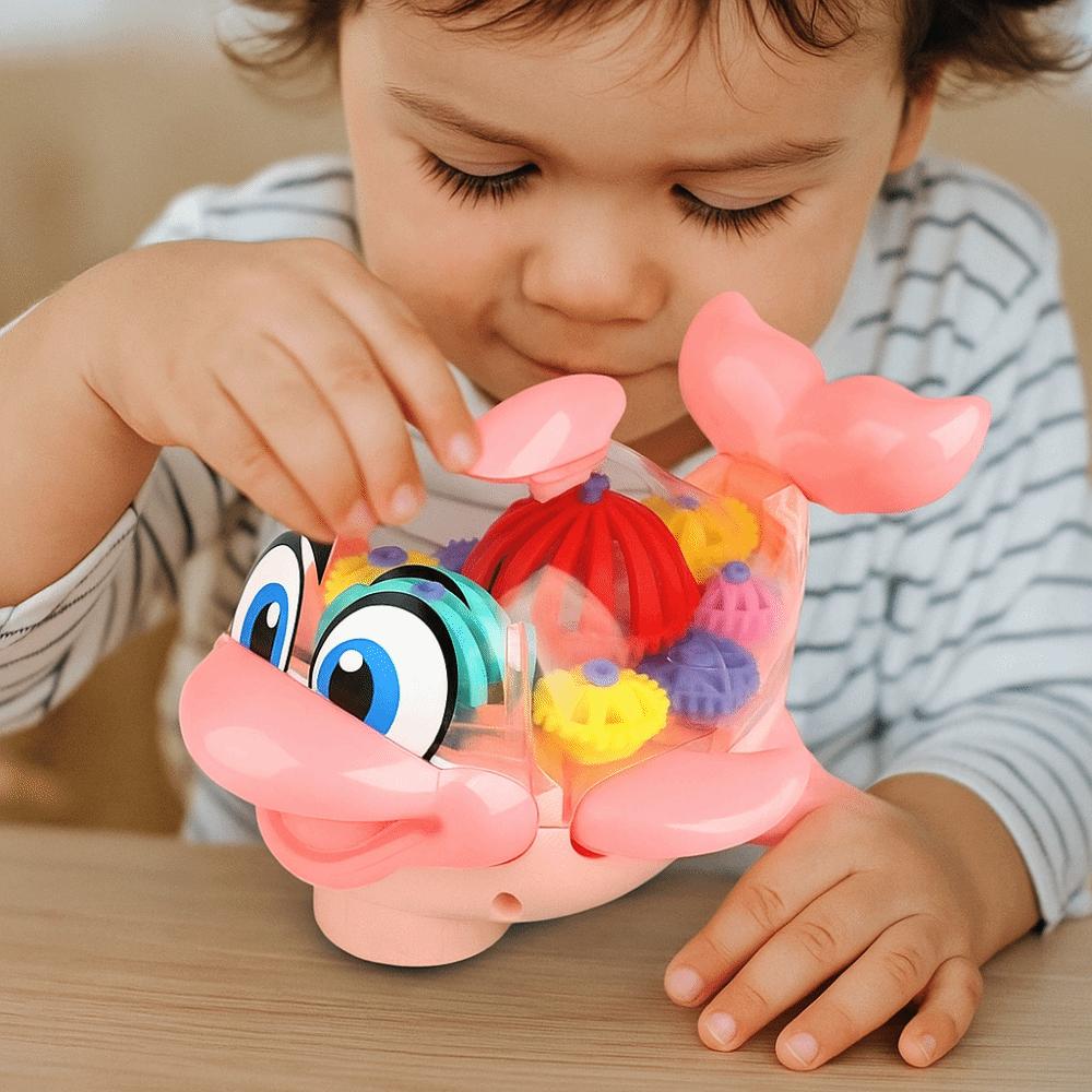 Light Music Light Up Dolphin Toy Electric Simulation Sea Animal Toy  Toddlers  Kids