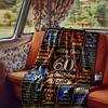 Happy 60Th Birthday Wishes Blanket Personalized Name Soft Comfortable Stylish Blanket Car Blanket Perfect For Travel Camping Outdoor Home Suitable For