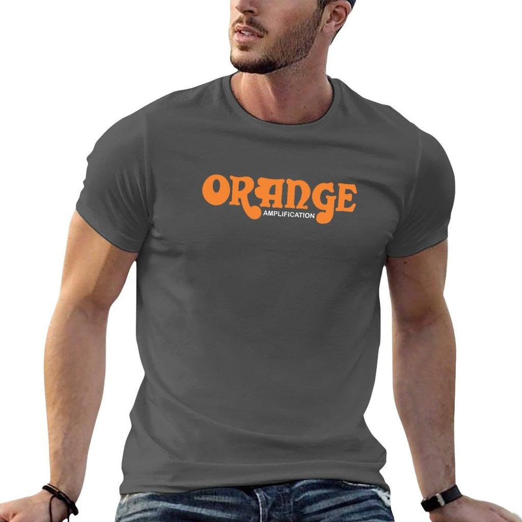 Orange Amplification Tshirt High Elasticity Sports Tee Shirt