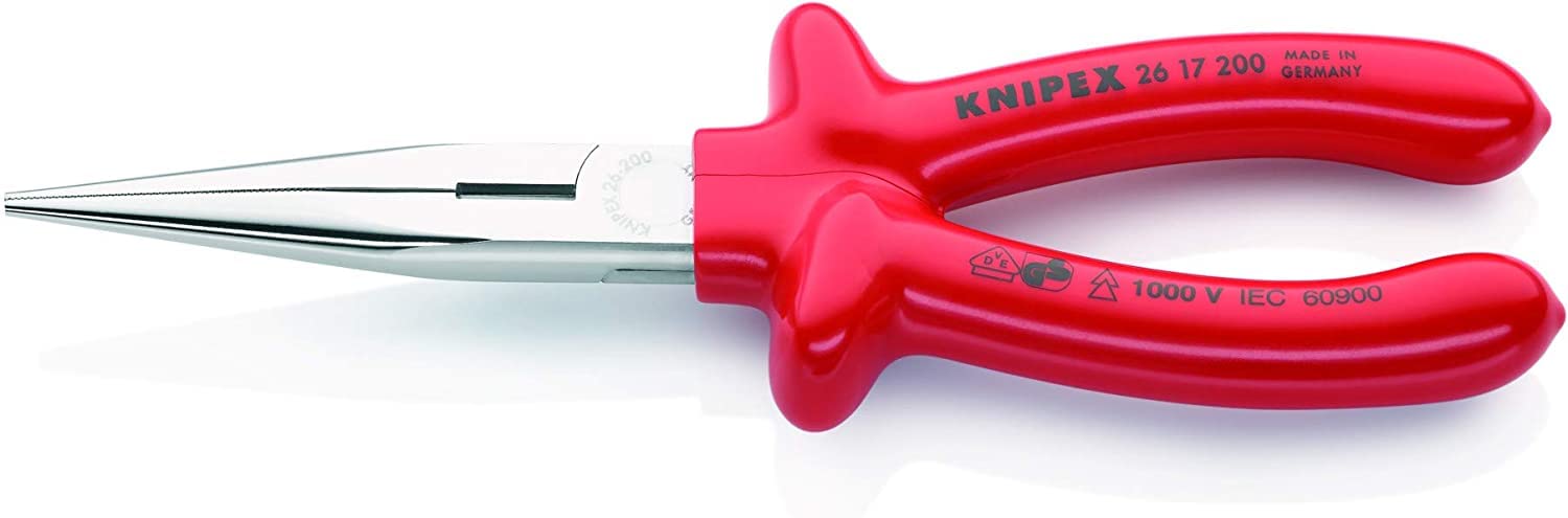 

KNIPEX Insulated Pliers 1000V 2617-200 Long-nose
