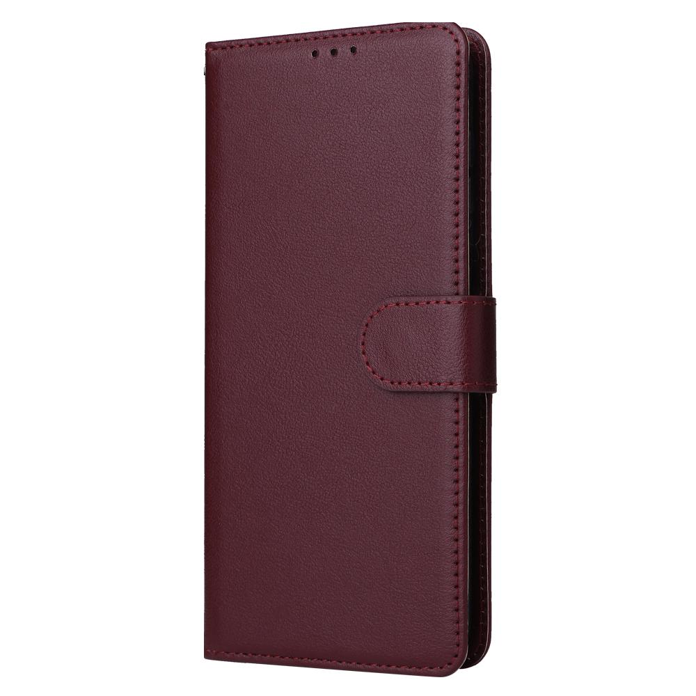 Etui na Samsung Galaxy A15 4G, skórzane PU, z podstawką, ochraniacz na telefon z 3 przegródkami na karty