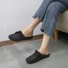 Summer new slippers women's bag head hollow cool slippers women's flat bottom outdoor wear indoor non-slip soft sole casual hole shoes