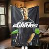 Fast Furious Action Blanket Soft And Portable All Season Home Bed Sofa Blanket Office Travel Nap Break Warm Blanket