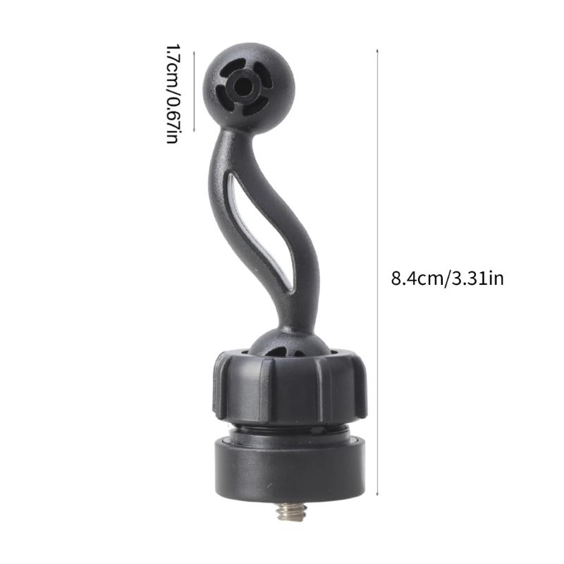 17mm Ball Adapter Phone Mount Extension Ball Mount Navigation Holder With 360 Degree Rotation Adjustable Angled