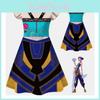 Kpop Demon Hunters Rumi Mira Zoey Dress For Girls With Polyester Fabric And Cute Cartoon Elements
