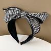 Women Headpiece Big Top Bow Knotted Headband for Female Shopping Party Holiday Head Hoop Classic Swallow Gird Hairband