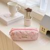 Kawaii Cute Cartoon Embroidered Bag Large Capacity Children's Pencil Bag Student School Pencil Box Stationery Storage Bag Gifts