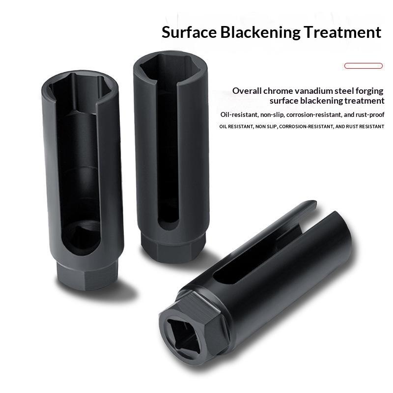 Oxygen Sensor Removal Socket Wrench 1/2 Inch Square Drive Universal Wear Resistant Fit for Most Car Model Maintenance