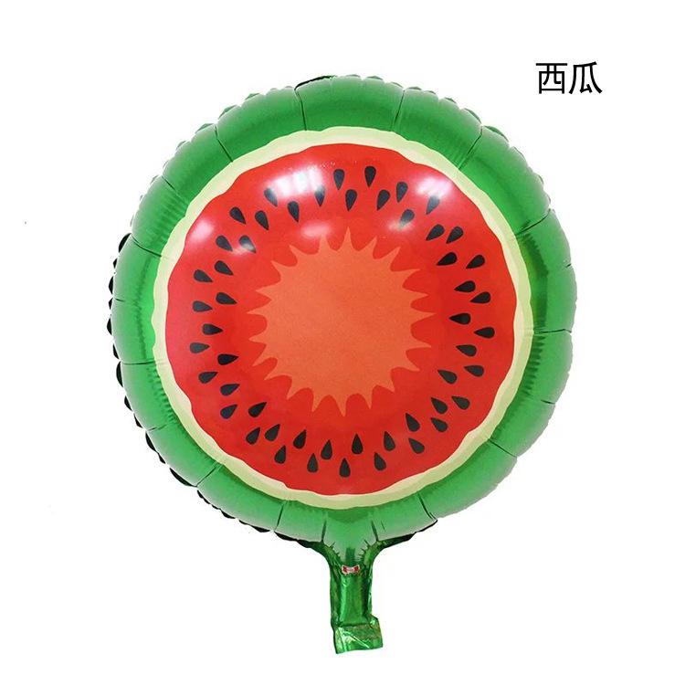 Adorable Fruit Theme Balloons Strawberry Watermelon Orange Pineapple for Nursery Birthday Decorations Outdoor  Style