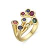 Ring - LUXENTER - Yter - Black Lacquer - 18 Carat Gold - 2.6 Mm Width