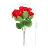 4pcs Silk Clothchinese Crabapple Bunches Arrangement Flower Bunches for Vase Artificial Crabapple Flowers
