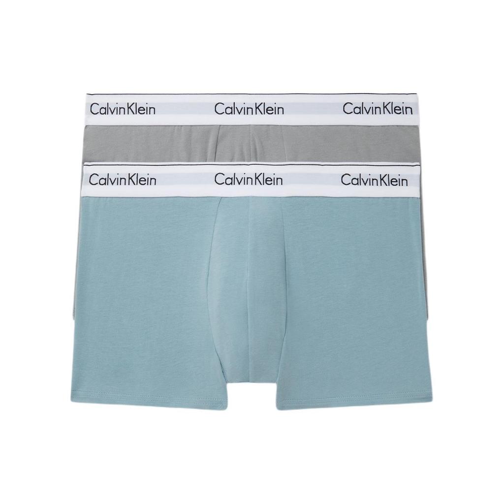 Calvin Klein Comfortable Low-Rise Seamless Boxer Briefs 2-Pack Men Underwear NB1086-M00
