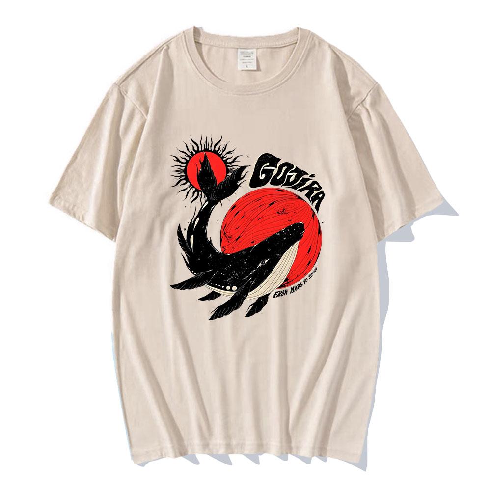Gojira Summer 2025 Tour Tshirts Unisex Short Sleeve Cotton T-shirt Men/Women Clothes Heavy Mental Band Printing Tees