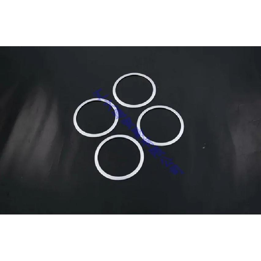 For BMW X2 F39 2018   Car Accessories  ABS Chrome Speaker Cover Interior Trim Side Door Stereo Bezel Collar Ring Garnish