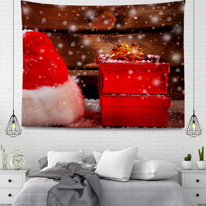 Hängende Wandteppiche aus Stoff im weihnachtlichen Stil