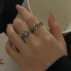Kuaishou Original Niche Design Cross Punk Vintage Premium Dark Wind Index Finger Ring Female