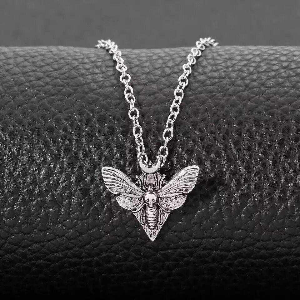 

Angel Metal Vintage Insect Pendant Necklace For Unisex Fashion Festivals And
