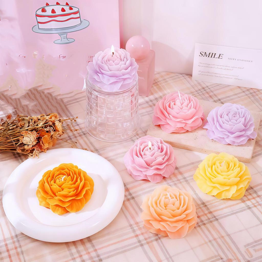Handmade Peony Scented Candle - Unique Gift for Women & Best Friends
