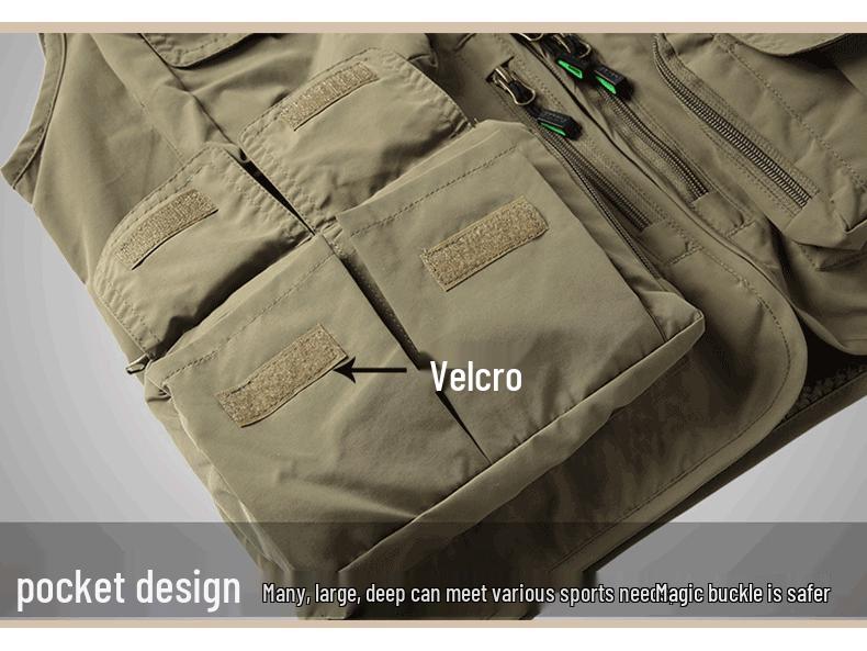 Men's 2019 Multi-Pocket Breathable Outdoor Workwear Vest