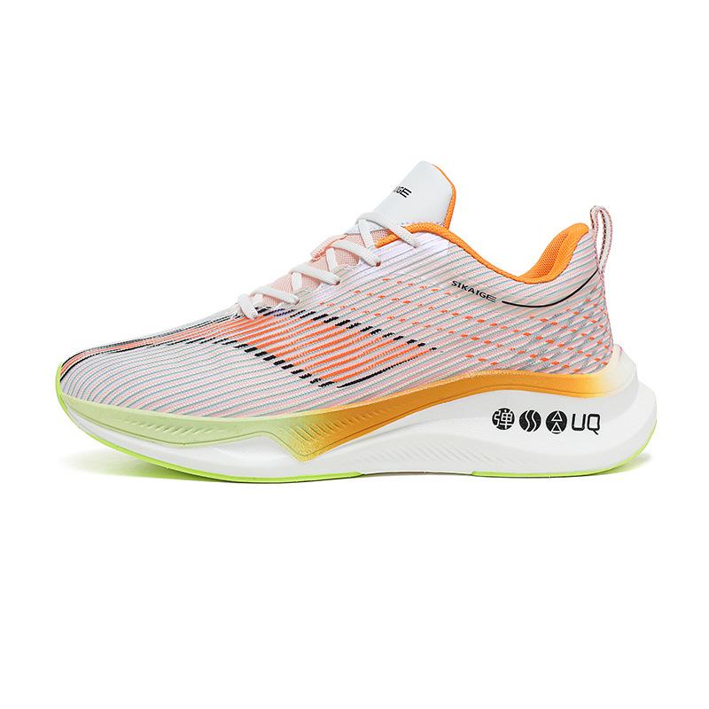 

Feidian carbon board couple sports shoes autumn new outdoor lightweight soft sole shock absorption trend versatile running shoes 45 оранжевый