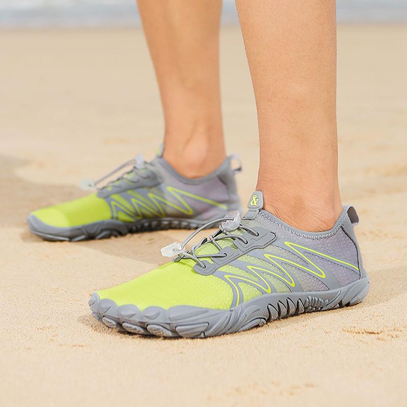 Schnelltrocknende Wassersportschuhe Rutschfeste Aquasocken Sneaker Leichte Strandwatschel-Schwimmfußbekleidung für Damen Herren