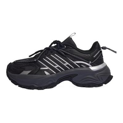 Shadow Fever OD Czarny Szary Metaliczny Żelazny Unisex Trampki Szaro-Sześć KJ1214