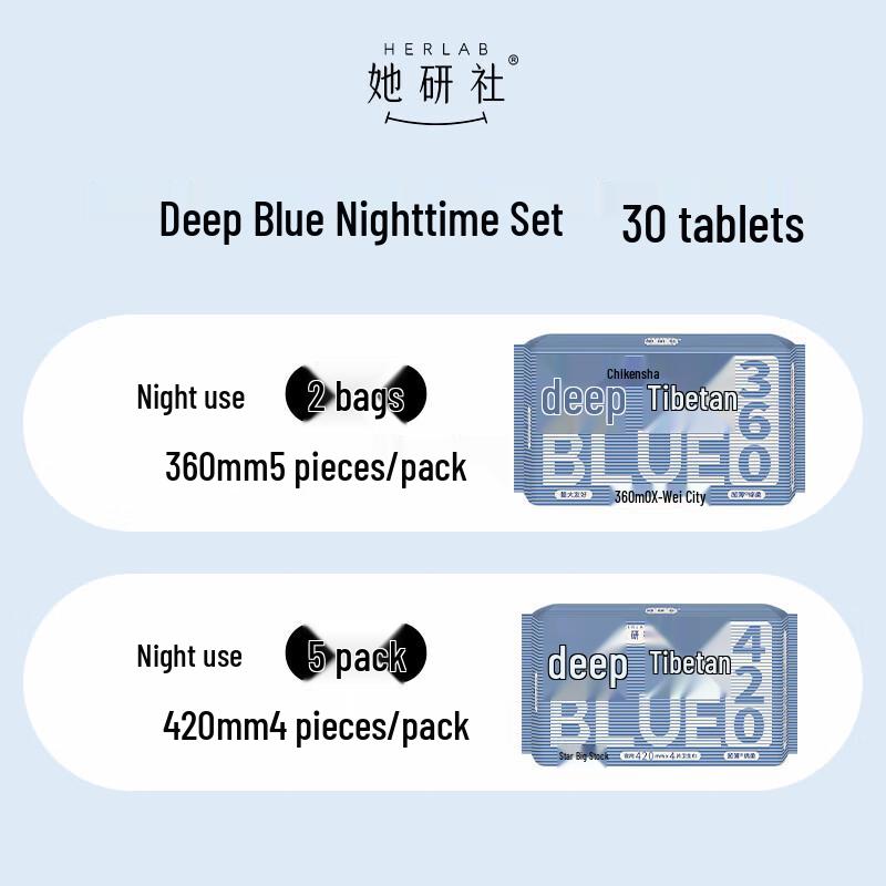 Набор гигиенических прокладок SheYanShe Deep Blue Night